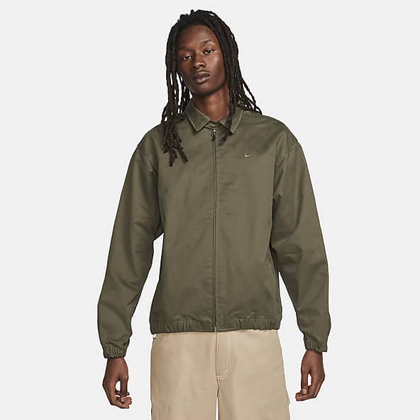 Olive green nike jacket mens 2025